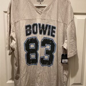 Junk Food Clothing Men's Cream Bowie 83 Jersey